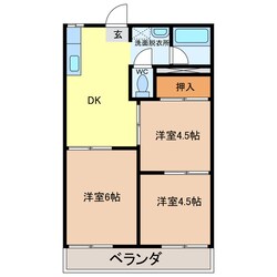 タウン６６の物件間取画像